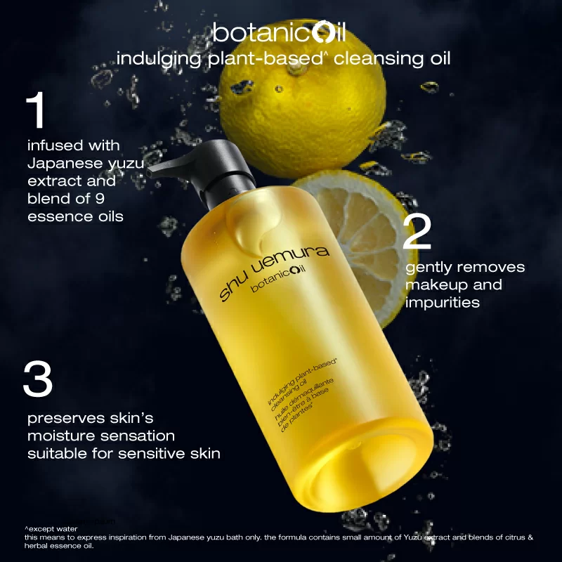 botanicOil indulging plant-based^^ cleansing oil